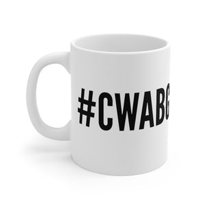 #CWABG White Mug 11oz