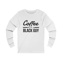 Load image into Gallery viewer, Unisex Jersey Long Sleeve Tee - Black Text
