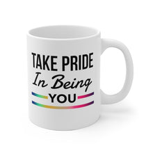Load image into Gallery viewer, Take Pride 2020 White Mug
